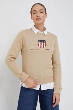 Γυναικεία Χωρίς φερμουάρ Μπλούζα Gant μπεζ,