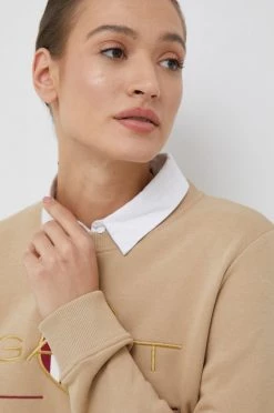 Γυναικεία Χωρίς φερμουάρ Μπλούζα Gant μπεζ, -Φτηνός Fila Κατάστημα unnamed file 1016