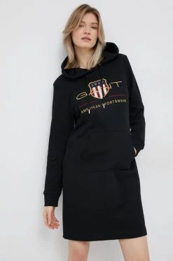 Γυναικεία Φορέματα Φόρεμα Gant μαύρο,