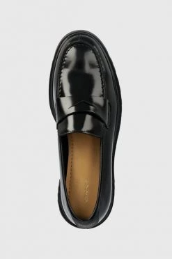 Γυναικεία Μοκασίνια Δερμάτινα μοκασίνια Gant , χρώμα: μαύρο -Φτηνός Fila Κατάστημα unnamed file 1099