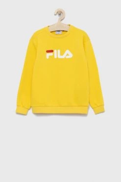 Παιδική μπλούζα Fila κίτρινο,