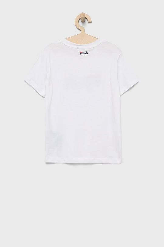 Παιδικό βαμβακερό μπλουζάκι Fila άσπρο 4 Παιδικό βαμβακερό μπλουζάκι Fila άσπρο - Image 2