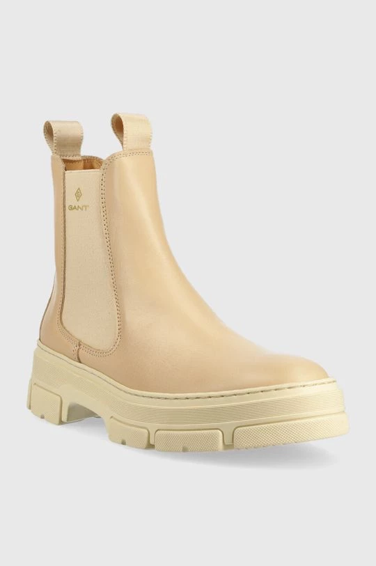 Γυναικεία Μποτάκια Δερμάτινες μπότες τσέλσι Gant Monthike χρώμα: μπεζ 4 Γυναικεία Μποτάκια Δερμάτινες μπότες τσέλσι Gant Monthike χρώμα: μπεζ - Image 2