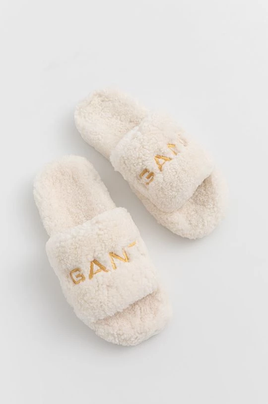Γυναικεία Παντόφλες Μάλλινες παντόφλες Gant Homesy κρεμ 4 Γυναικεία Παντόφλες Μάλλινες παντόφλες Gant Homesy κρεμ - Image 2