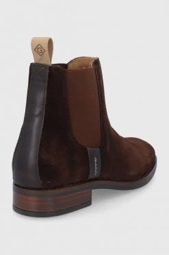 Γυναικεία Μποτάκια Δερμάτινες μπότες Τσέλσι Gant Fayy χρώμα: καφέ -Φτηνός Fila Κατάστημα unnamed file 1325