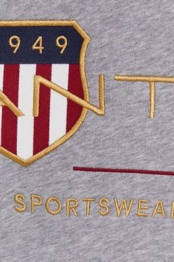 Γυναικεία Χωρίς φερμουάρ Μπλούζα Gant χρώμα: γκρι -Φτηνός Fila Κατάστημα unnamed file 1337