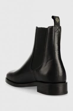 Γυναικεία Μποτάκια Δερμάτινες μπότες τσέλσι Gant γυναικείες, χρώμα: μαύρο, -Φτηνός Fila Κατάστημα unnamed file 134