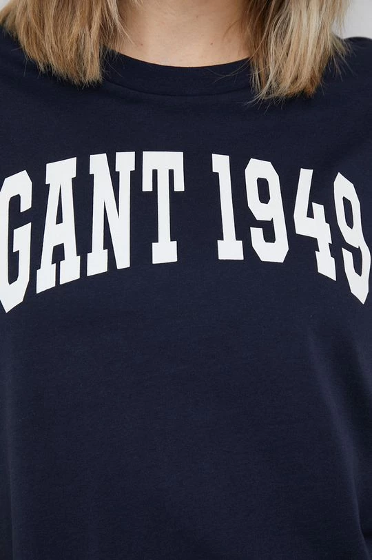 Γυναικεία Κοντομάνικο Βαμβακερό μπλουζάκι Gant ναυτικό μπλε 7 Γυναικεία Κοντομάνικο Βαμβακερό μπλουζάκι Gant ναυτικό μπλε - Image 5