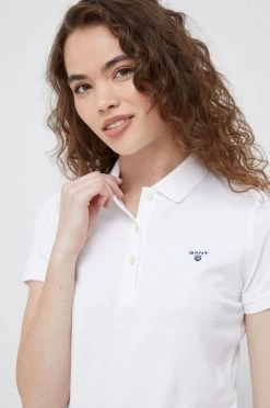 Γυναικεία Κοντομάνικο Βαμβακερό μπλουζάκι πόλο Gant άσπρο -Φτηνός Fila Κατάστημα unnamed file 1410