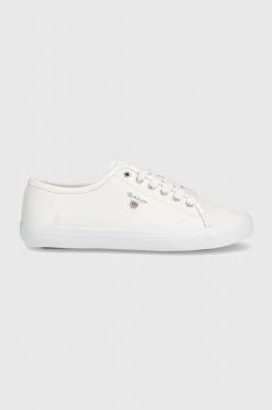 Γυναικεία Χαμηλά Δερμάτινα ελαφριά παπούτσια Gant Pillox άσπρο