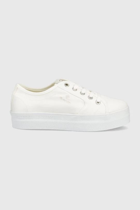 Γυναικεία Χαμηλά Πάνινα παπούτσια Gant Leisha χρώμα: άσπρο 3 Γυναικεία Χαμηλά Πάνινα παπούτσια Gant Leisha χρώμα: άσπρο