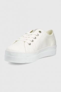 Γυναικεία Χαμηλά Πάνινα παπούτσια Gant Leisha χρώμα: άσπρο -Φτηνός Fila Κατάστημα unnamed file 1576