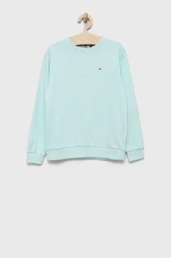 Βαμβακερή μπλούζα Fila κίτρινο