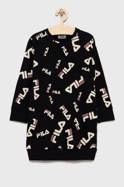 Παιδικό νυχτικό Fila μαύρο