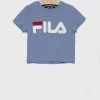 Παιδικό βαμβακερό μπλουζάκι Fila ροζ
