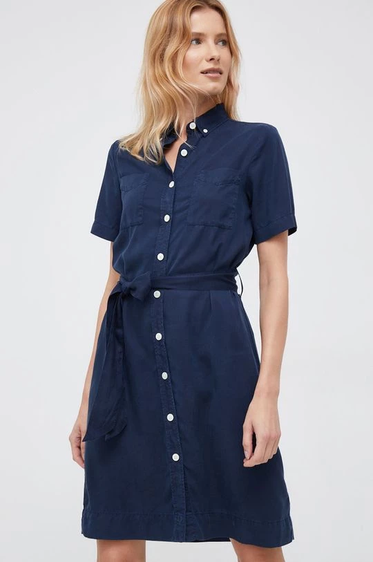 Γυναικεία Φορέματα Φόρεμα Gant ναυτικό μπλε, 3 Γυναικεία Φορέματα Φόρεμα Gant ναυτικό μπλε,