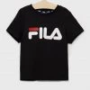 Παιδικό βαμβακερό μπλουζάκι Fila μαύρο -Φτηνός Fila Κατάστημα unnamed file 1831