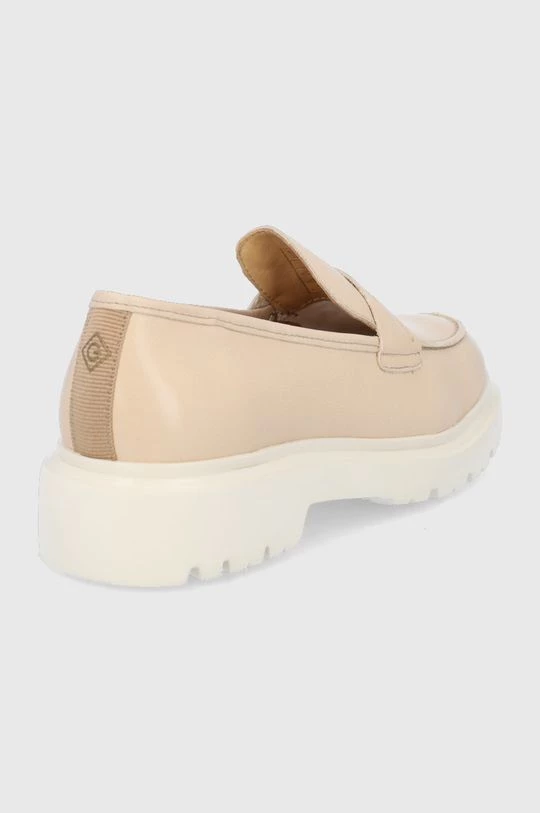 Γυναικεία Μοκασίνια Δερμάτινα μοκασίνια Gant , χρώμα: μπεζ 5 Γυναικεία Μοκασίνια Δερμάτινα μοκασίνια Gant , χρώμα: μπεζ - Image 3