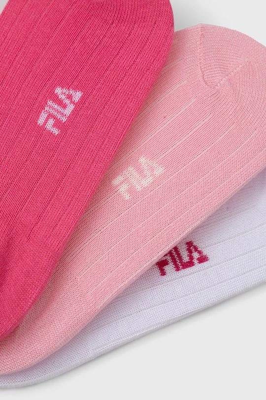 Παιδικές κάλτσες Fila(3-pack) ροζ 4 Παιδικές κάλτσες Fila(3-pack) ροζ - Image 2