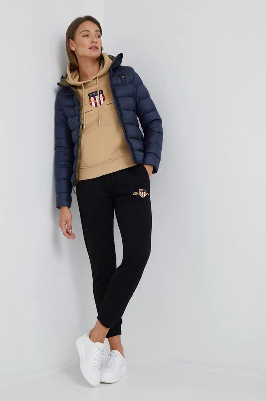 Γυναικεία Χωρίς φερμουάρ Μπλούζα Gant μπεζ, με κουκούλα 4 Γυναικεία Χωρίς φερμουάρ Μπλούζα Gant μπεζ, με κουκούλα - Image 2