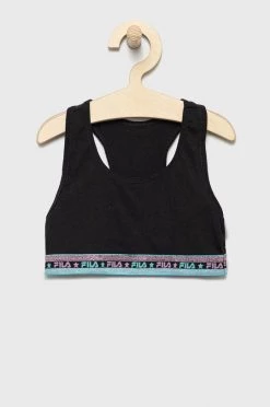 Παιδικό αθλητικό σουτιέν Fila μαύρο