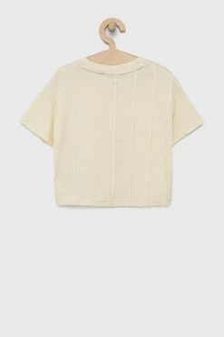 Παιδικό βαμβακερό μπλουζάκι Fila μπεζ -Φτηνός Fila Κατάστημα unnamed file 2084