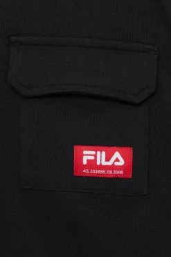 Παιδικό βαμβακερό μπλουζάκι Fila μαύρο -Φτηνός Fila Κατάστημα unnamed file 2109