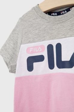 Παιδικό βαμβακερό μπλουζάκι Fila ροζ -Φτηνός Fila Κατάστημα unnamed file 2144