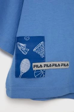 Παιδικό βαμβακερό μπλουζάκι Fila κοραλλιού -Φτηνός Fila Κατάστημα unnamed file 2158