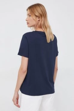 Γυναικεία Κοντομάνικο Βαμβακερό μπλουζάκι Gant ναυτικό μπλε -Φτηνός Fila Κατάστημα unnamed file 2166