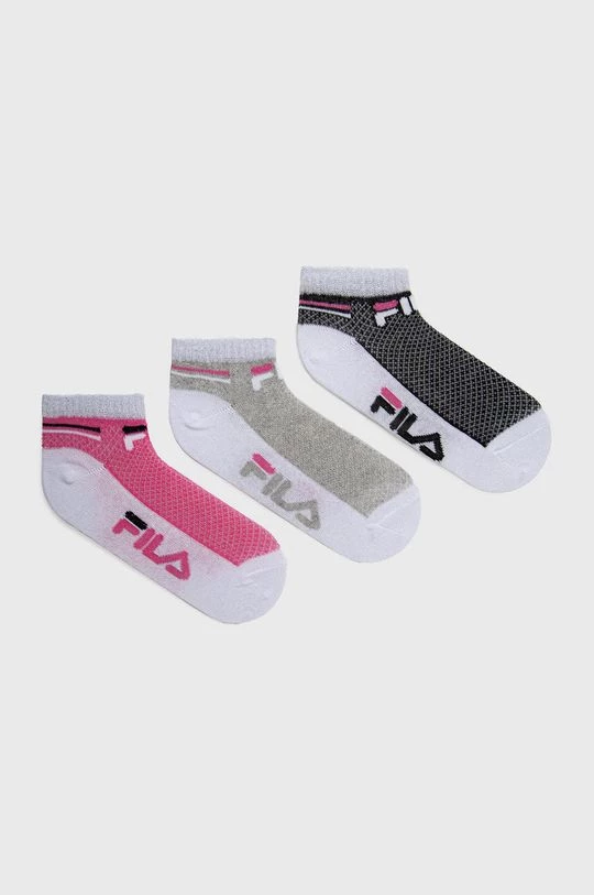 Παιδικές κάλτσες Fila(3-pack) ροζ 3 Παιδικές κάλτσες Fila(3-pack) ροζ
