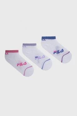 Παιδικές κάλτσες Fila(3-pack) άσπρο