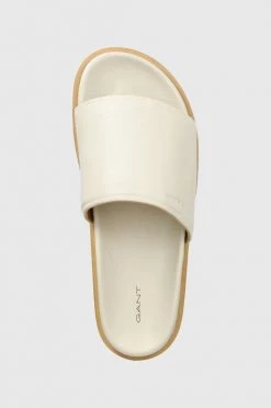 Γυναικεία Σαγιονάρες Δερμάτινες παντόφλες Gant Costally χρώμα: άσπρο -Φτηνός Fila Κατάστημα unnamed file 2334