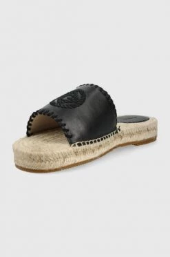 Γυναικεία Σαγιονάρες Δερμάτινες παντόφλες Gant St Bay χρώμα: μαύρο -Φτηνός Fila Κατάστημα unnamed file 2397