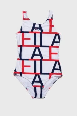 Ολόσωμο παιδικό μαγιό Fila άσπρο
