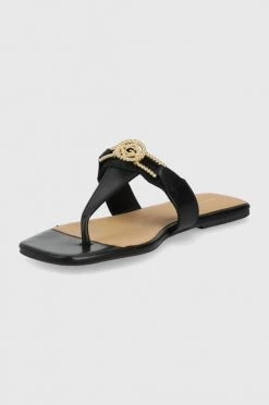 Γυναικεία Δίχαλο Δερμάτινες σαγιονάρες Gant Palmsea χρώμα: μαύρο -Φτηνός Fila Κατάστημα unnamed file 2408