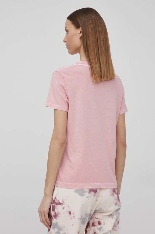 Γυναικεία Κοντομάνικο Βαμβακερό μπλουζάκι Gant ροζ 5 Γυναικεία Κοντομάνικο Βαμβακερό μπλουζάκι Gant ροζ - Image 3