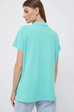 Γυναικεία Κοντομάνικο Βαμβακερό μπλουζάκι πόλο Gant τιρκουάζ -Φτηνός Fila Κατάστημα unnamed file 2484