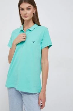 Γυναικεία Κοντομάνικο Βαμβακερό μπλουζάκι πόλο Gant τιρκουάζ -Φτηνός Fila Κατάστημα unnamed file 2486