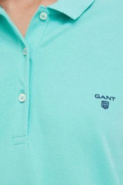 Γυναικεία Κοντομάνικο Βαμβακερό μπλουζάκι πόλο Gant τιρκουάζ -Φτηνός Fila Κατάστημα unnamed file 2488