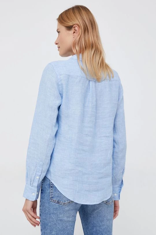 Γυναικεία Πουκάμισα Πουκάμισο από λινό Gant μπλε 4 Γυναικεία Πουκάμισα Πουκάμισο από λινό Gant μπλε - Image 2