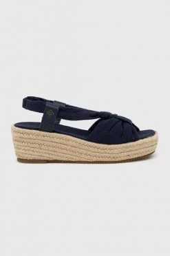 Γυναικεία Πέδιλα με τακούνι Σανδάλια Gant Bohowill ναυτικό μπλε