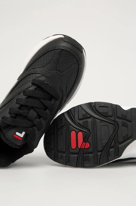 Fila - Παιδικά δερμάτινα παπούτσια V94M μαύρο 6 Fila - Παιδικά δερμάτινα παπούτσια V94M μαύρο - Image 4