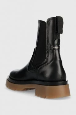 Γυναικεία Μποτάκια Δερμάτινες μπότες τσέλσι Gant Meghany χρώμα: μαύρο -Φτηνός Fila Κατάστημα unnamed file 260