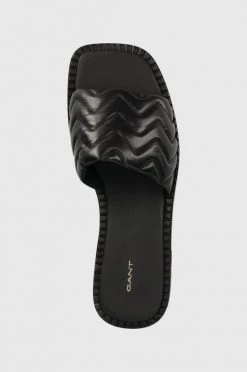 Γυναικεία Σαγιονάρες Δερμάτινες παντόφλες Gant Cruzla χρώμα: μαύρο -Φτηνός Fila Κατάστημα unnamed file 2613