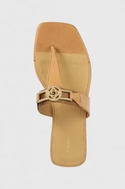 Γυναικεία Δίχαλο Δερμάτινες σαγιονάρες Gant Palmsea χρώμα: μπεζ -Φτηνός Fila Κατάστημα unnamed file 2662