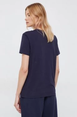 Γυναικεία Κοντομάνικο Βαμβακερό μπλουζάκι Gant ναυτικό μπλε -Φτηνός Fila Κατάστημα unnamed file 2810