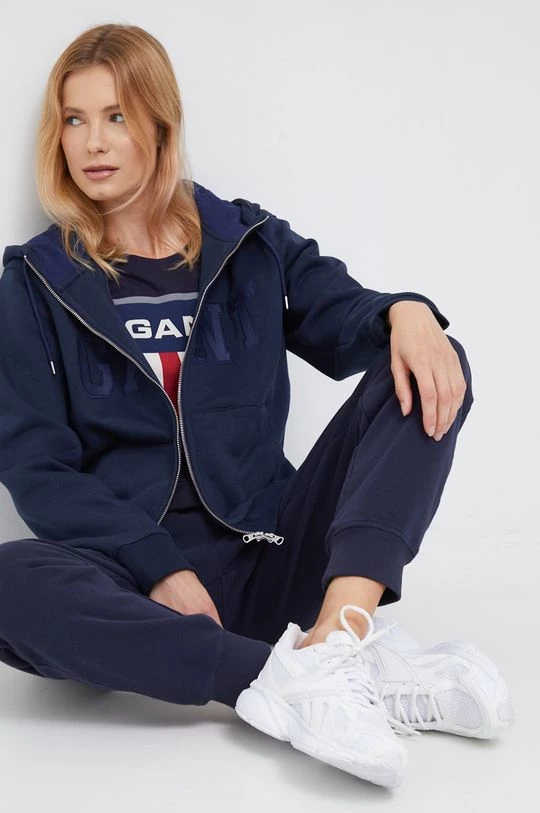 Γυναικεία Παντελόνια φόρμας Παντελόνι φόρμας Gant ναυτικό μπλε 4 Γυναικεία Παντελόνια φόρμας Παντελόνι φόρμας Gant ναυτικό μπλε - Image 2