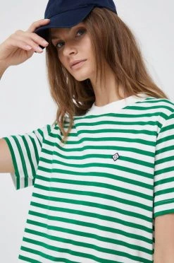 Γυναικεία Κοντομάνικο Βαμβακερό μπλουζάκι Gant πράσινο -Φτηνός Fila Κατάστημα unnamed file 2834