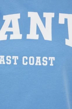 Γυναικεία Κοντομάνικο Βαμβακερό μπλουζάκι Gant μπλε -Φτηνός Fila Κατάστημα unnamed file 2881